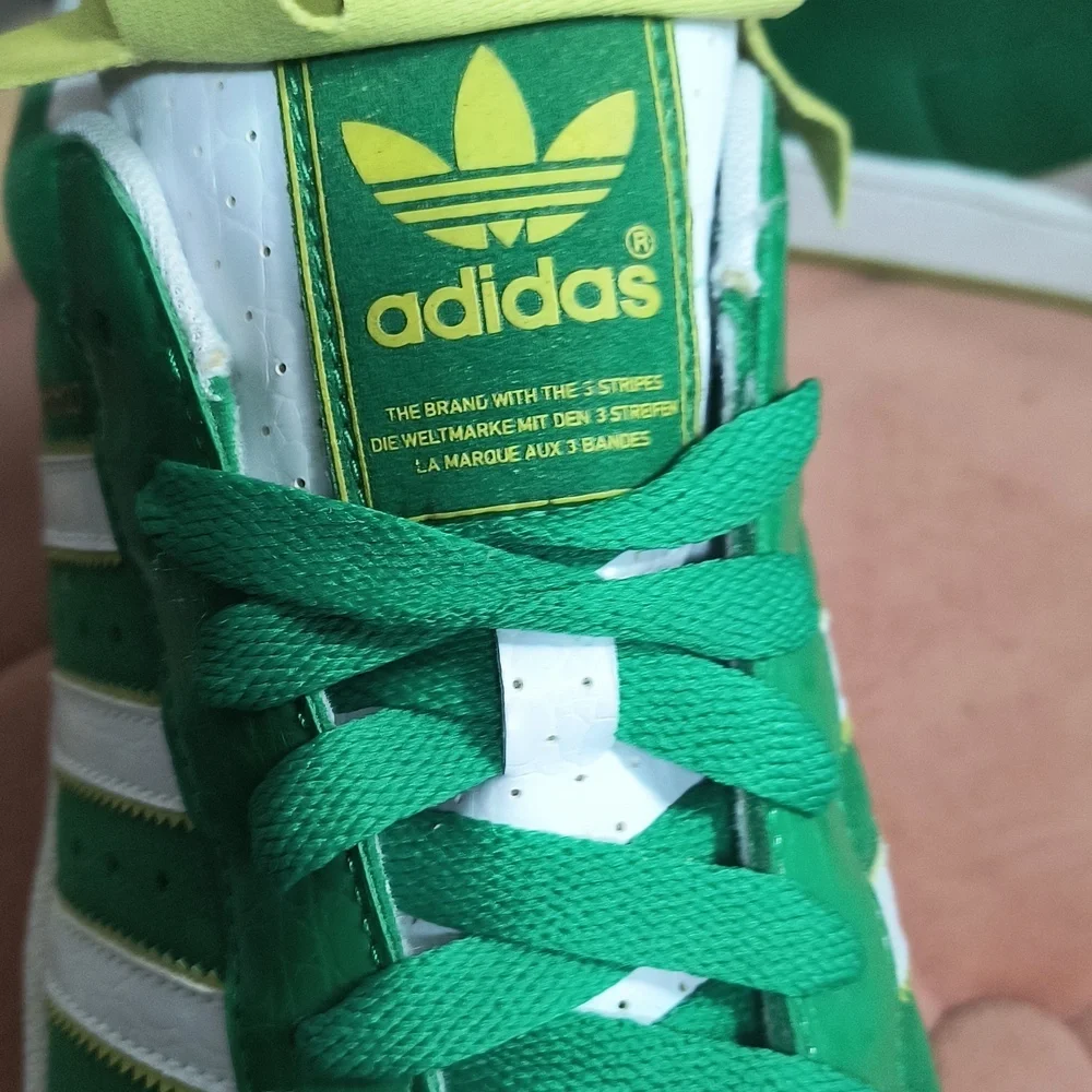 Adidas Superstar 2 Kermit The Frog Sneakers RARE Size 9.5 Mens / 10.5 Womens